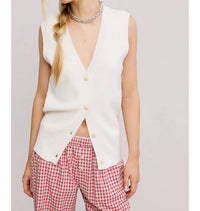 Mimosa - Everly Sleveless Cardigan Vest