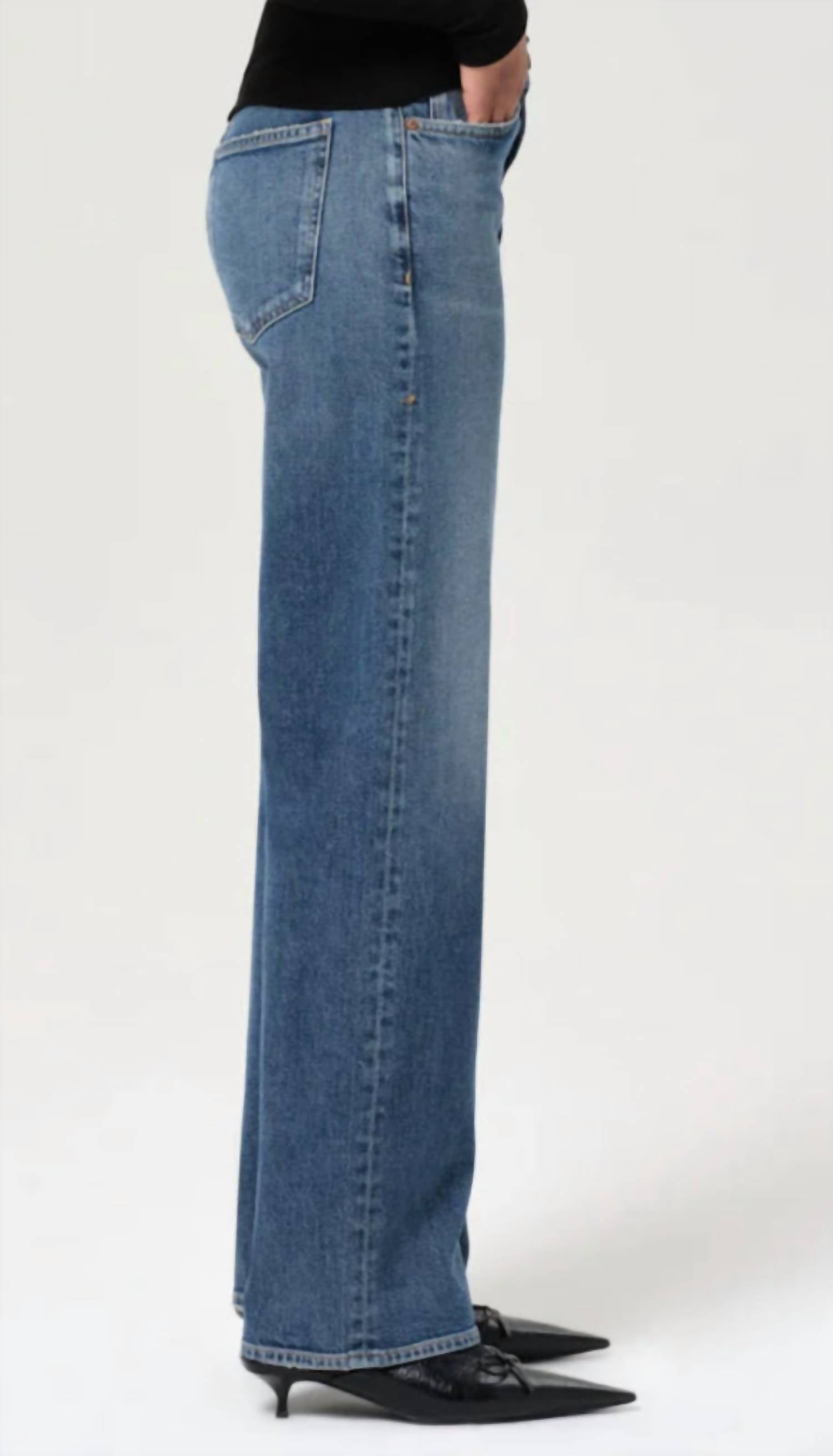 Agolde - Harper Mid Rise Relaxed Straight