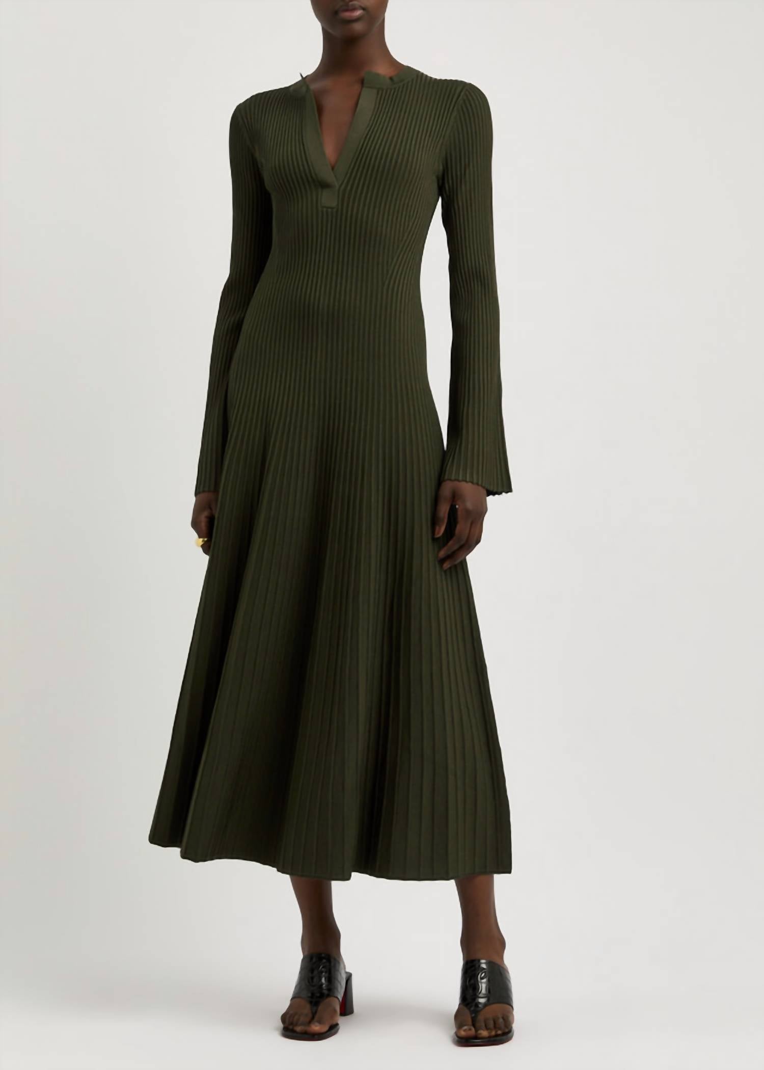 Jonathan Simkhai - Genna Long Sleeve Midi Dress