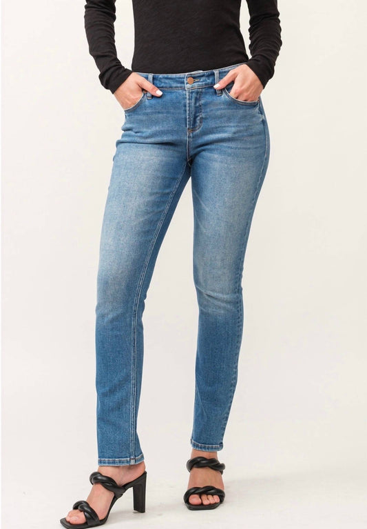 Dear John Denim - Women's Blaire Mid Rise Straight Leg Jean