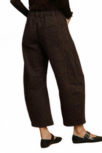 Umgee - Leopard Print Wide Leg Pants