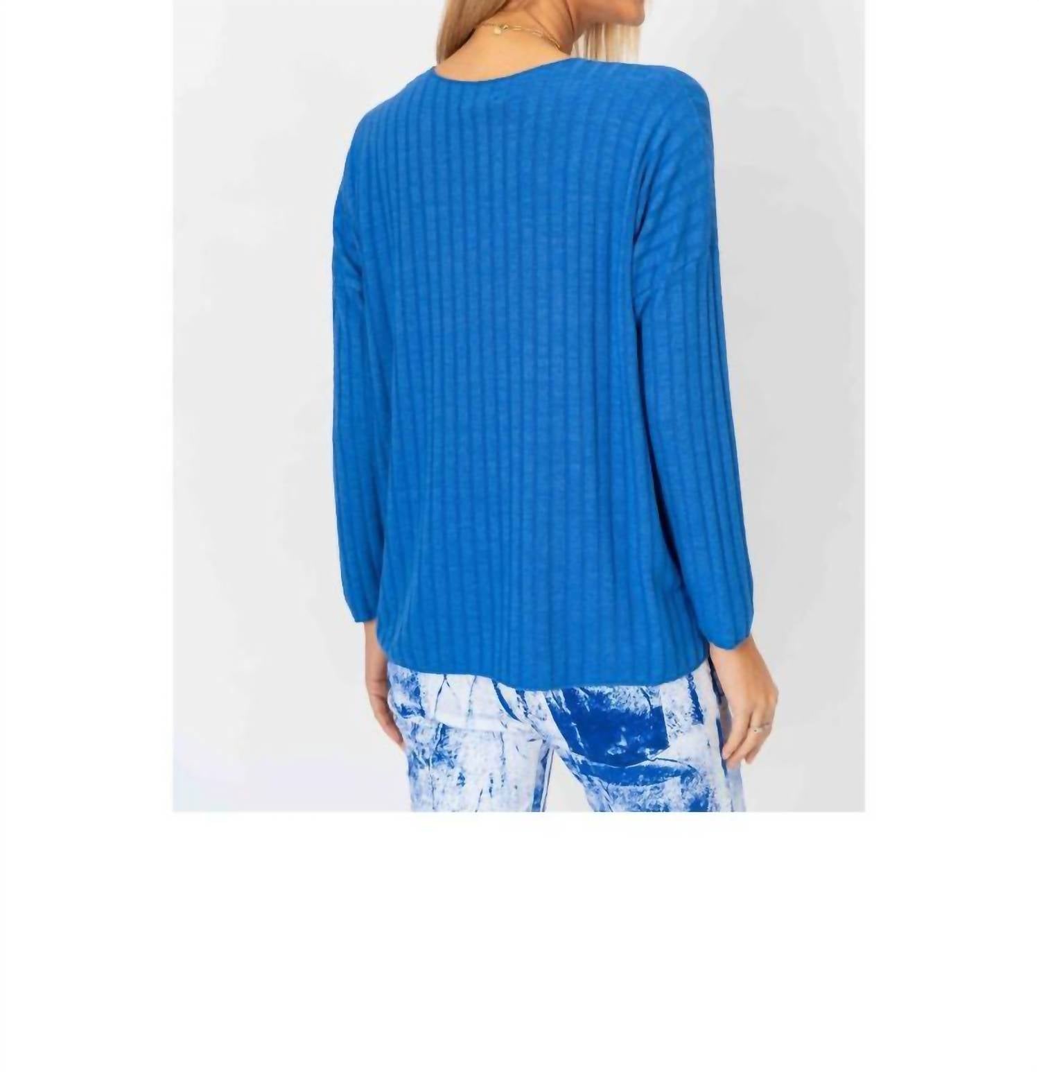 Look Mode Usa - Oversized Ribbed Top