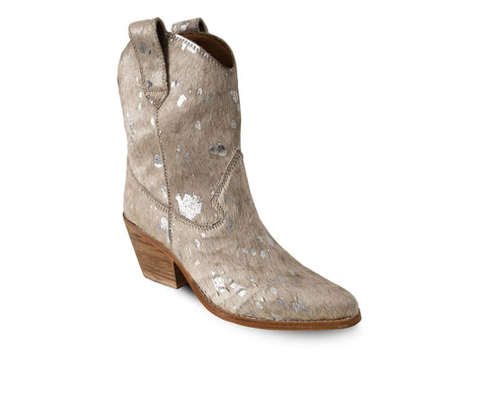 Women's Leather Western Calf Boots