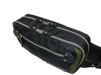 Harvest Label Men's 2-way Cross Pack Bag in black green - men's bag - view 4