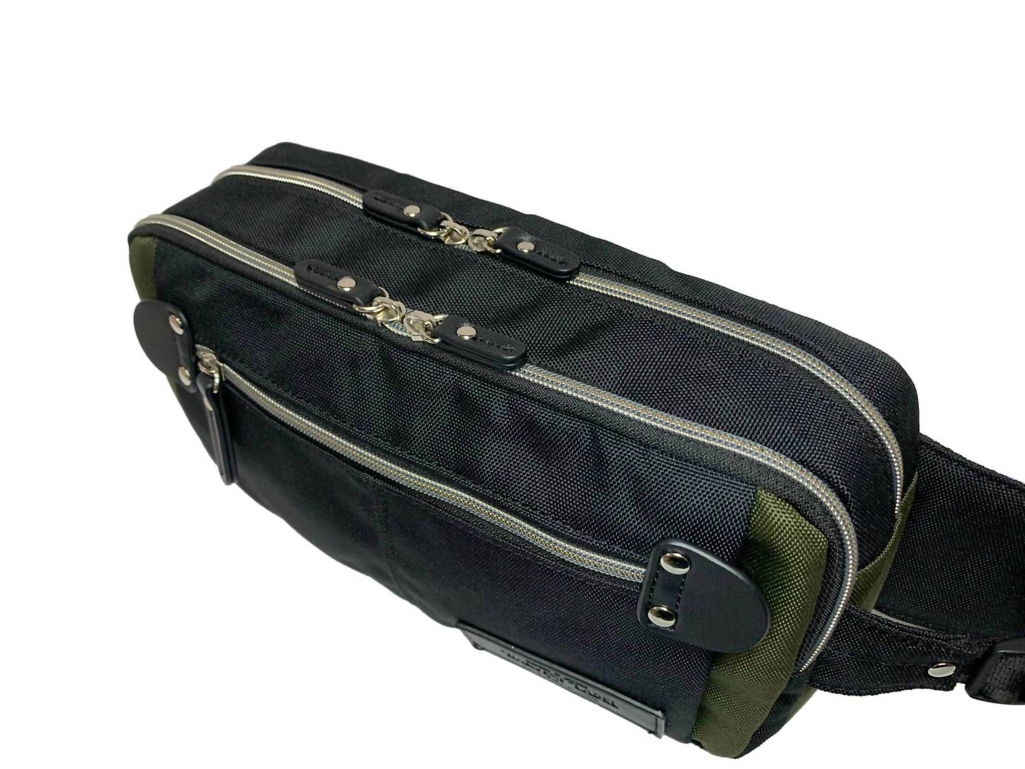 Harvest Label Men's 2-way Cross Pack Bag in black green - men's bag - view 4