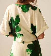 Q2 - Tropical Bloom Tie Waist Top