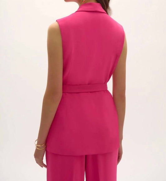 Joseph Ribkoff - Belted Sleeveless Vest