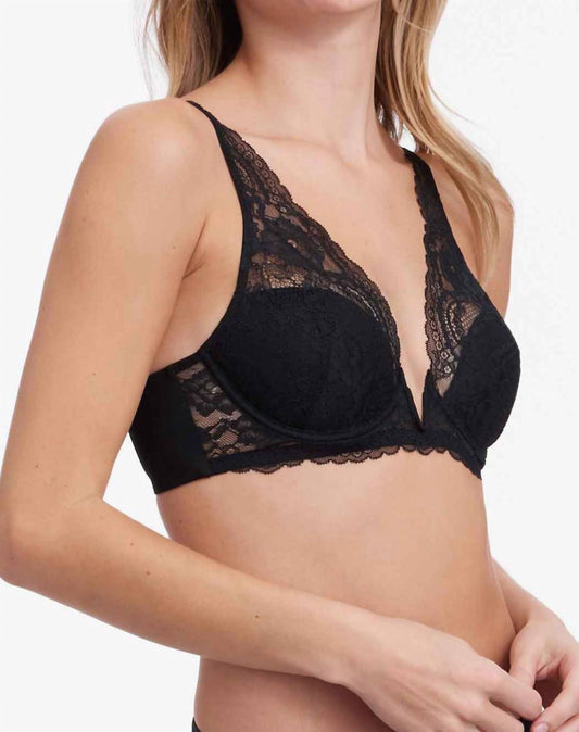 Skarlett Blue - Minx V-wire Plunge Lace Bra