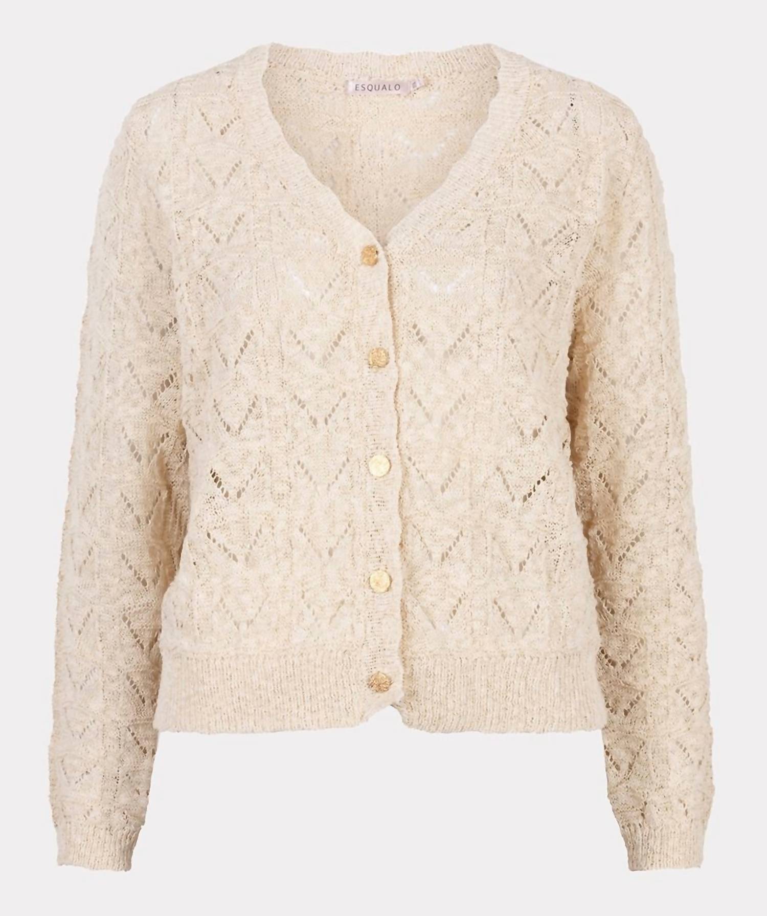 Esqualo - Fancy Knit Cardigan