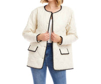 Karen Kane - Edge Stitch Quilted Jacket