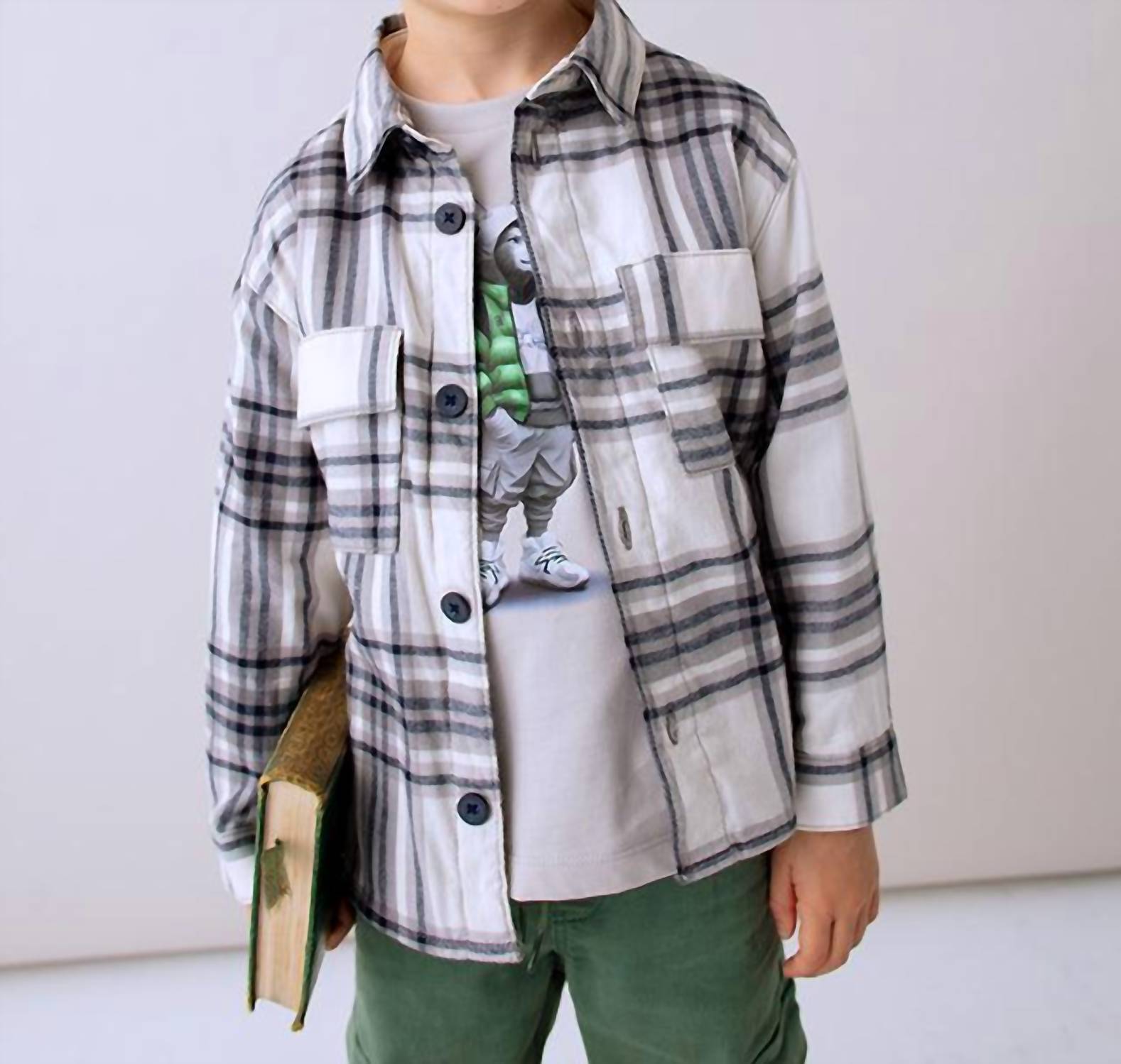 Mayoral - Checked Overshirt