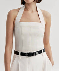 A.L.C. - Lori Linen Halter Top