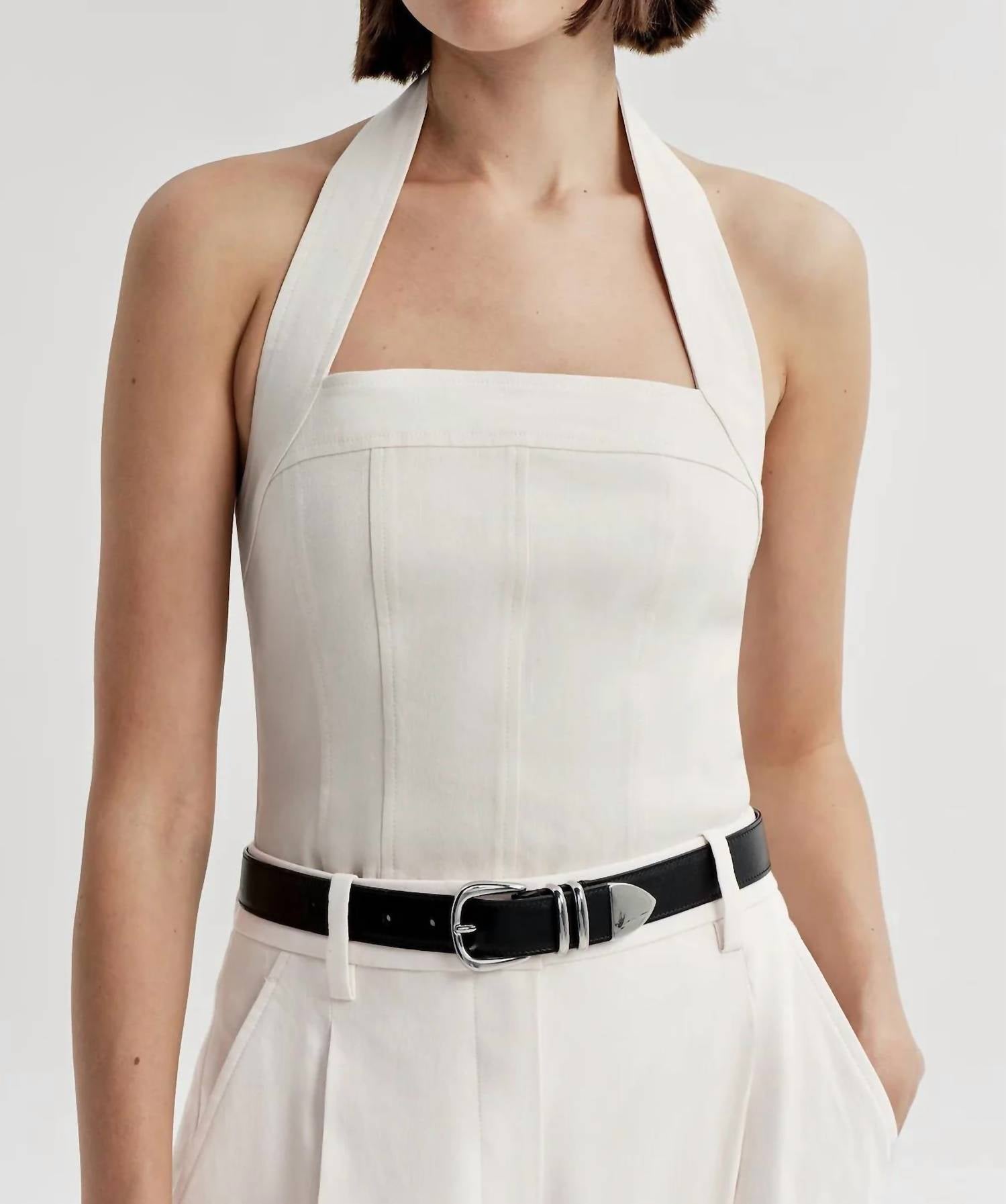 A.L.C. - Lori Linen Halter Top