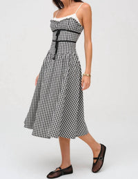 For Love & Lemons - Georgia Gingham Midi Dress