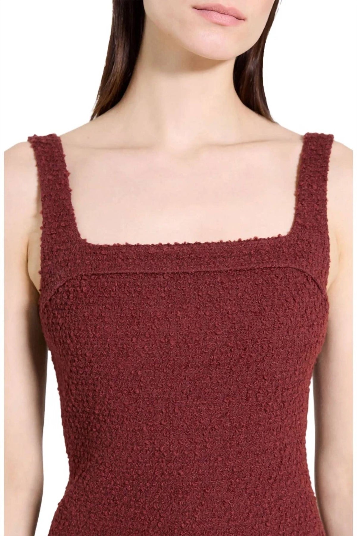 Theory - SQUARE NECK YOKE DRESS