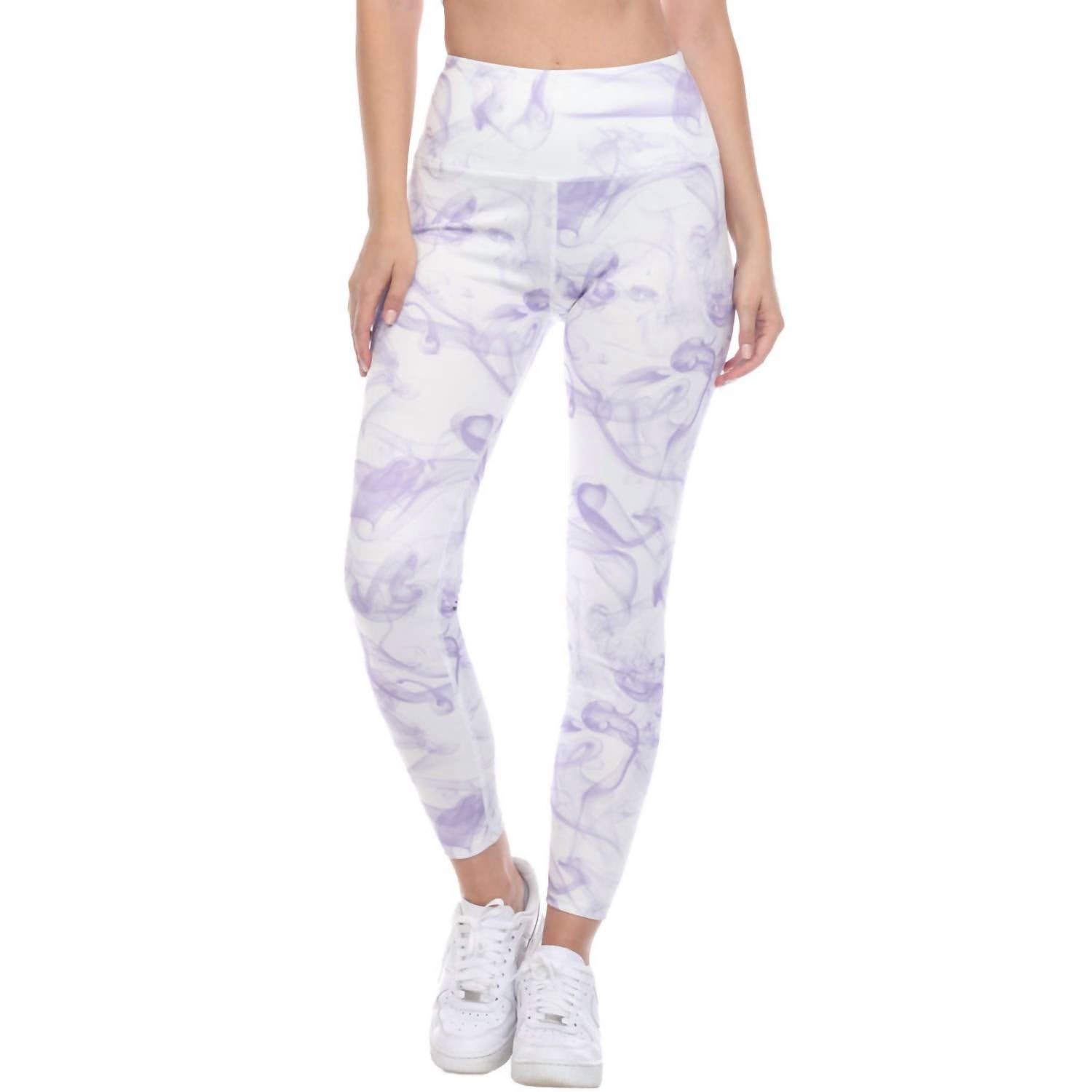 GOLDHAUS Smoke High Rise Leggings in violet - women's pants