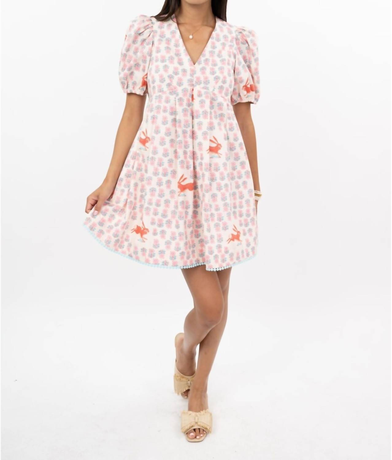 Uncle Frank - Running Rabbit Mini Dress