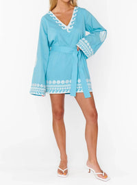 Show Me Your Mumu - Malia V-neck Mini Dress