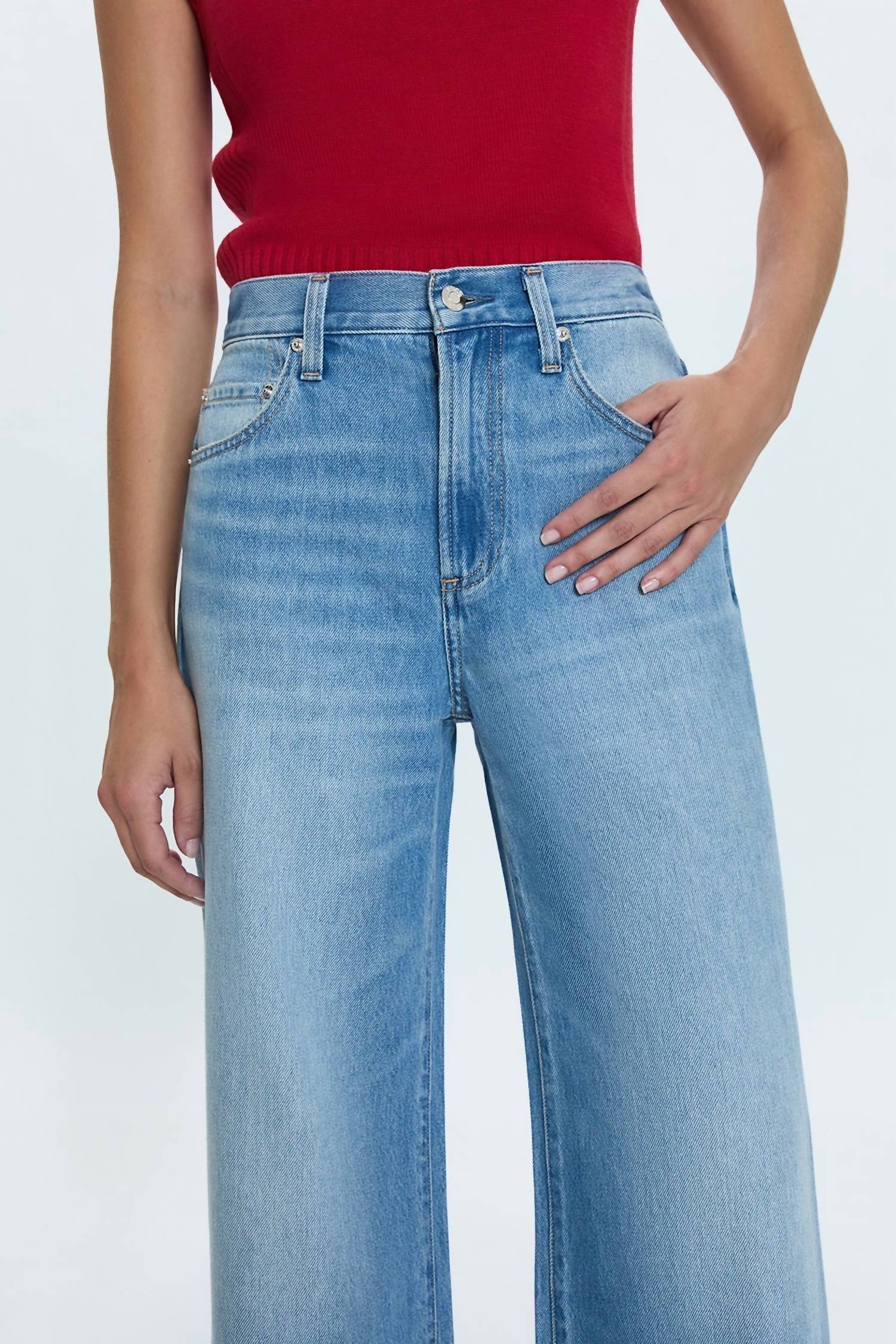 PISTOLA Jadyn Low Slung Palazzo Jeans in major 1 - women's jeans - view 4