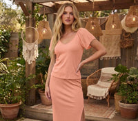 Maven West - Knit Slit Skirt