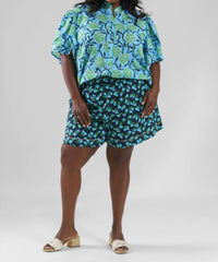 De Loreta - Estefania Floral Pullover Short - Plus