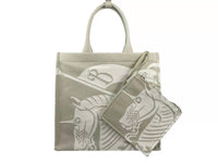 Burberry - Women's Ekd Canvas With Coin Pouch Tote Bag With Coin Pouch