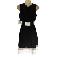 Calvin Klein - Colorblock Sleeveless A-line Dress