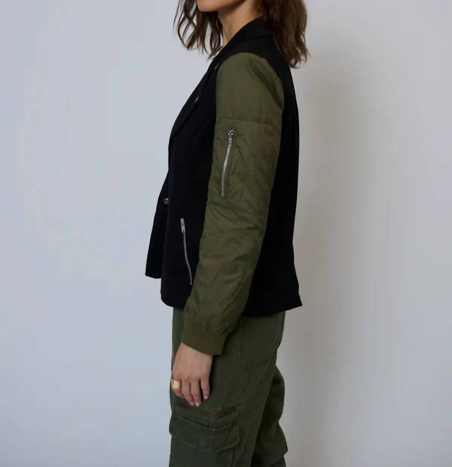 Central Park West - Billie Nylon Sleeve Blazer