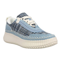 Corkys Footwear Women's Adventure Lace Up Sneakers in blue - women's sneaker - alternate view