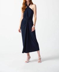 Joseph Ribkoff - Halter Sleeveless Midi Dress