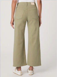 Paige - Anessa Wide Leg Jeans with Utility Pocket
