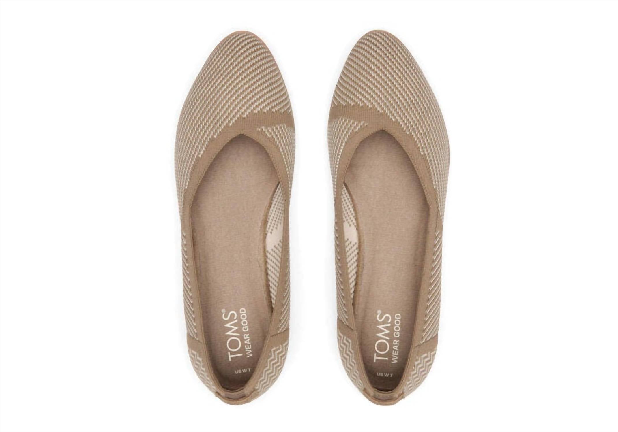 Toms - Women's Jutti Neat Knit Flat