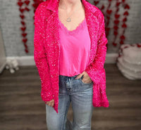 Jadyk - Oversized Sequin Blazer