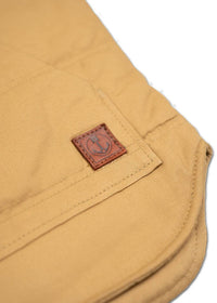 Iron & Resin Men's Work Vest in cognac - men's jacket - alternate view