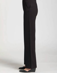 Apny - Front Zip Pant With Pin-tucked Leg
