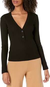 Rib Henley Top