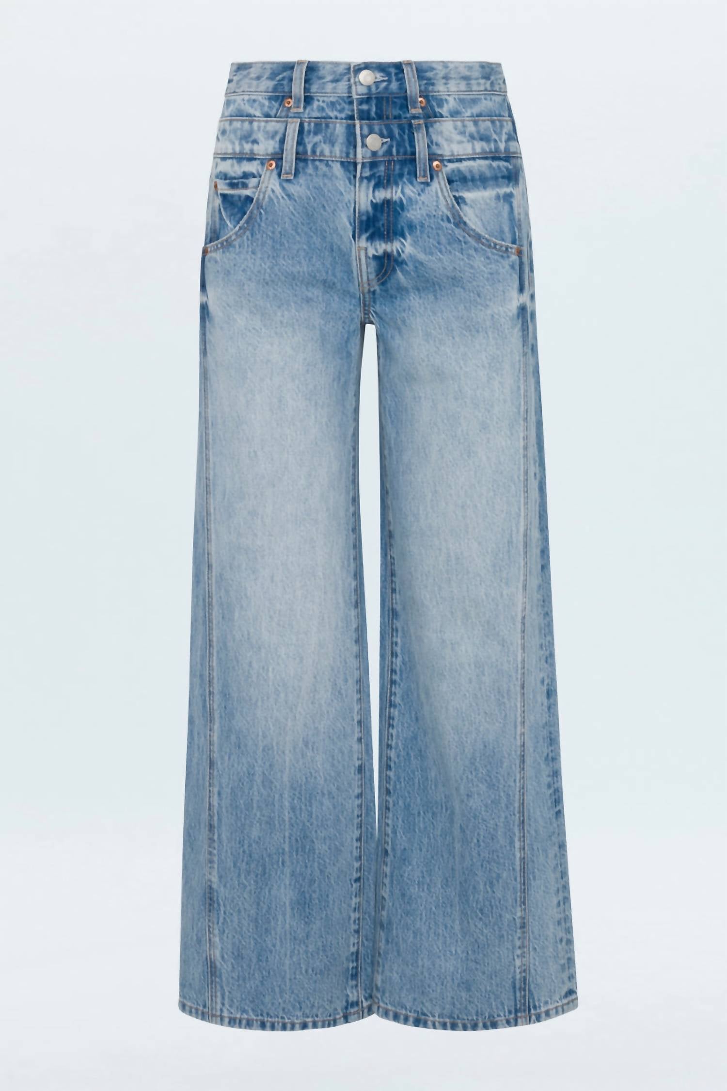 Pistola - Caleb High Rise Stacked Waist Jeans