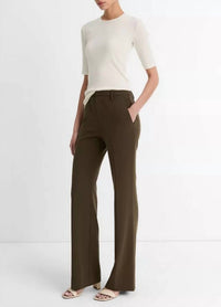 Vince - Mid-rise Tailored Flare Pant