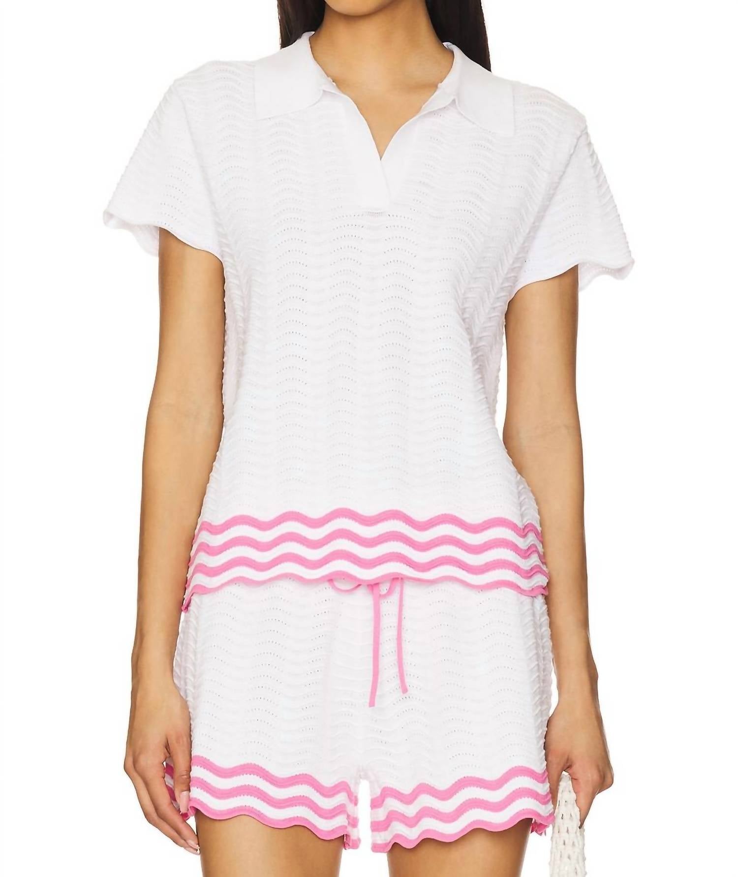 Beach Riot - Vera Collared Top