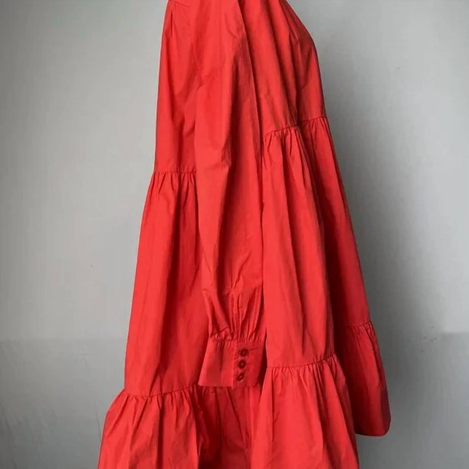 Aniye By Women’s Tiered Ruffle Shirt Dress - women's dress - detail view