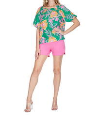 Jade - Gather Neck Tie Back Top