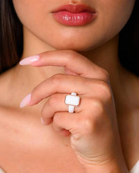 Rinfit - Women's Silicone Rectangle Ring