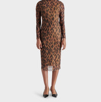 Steve Madden - Vivienne Animal Print Midi Dress