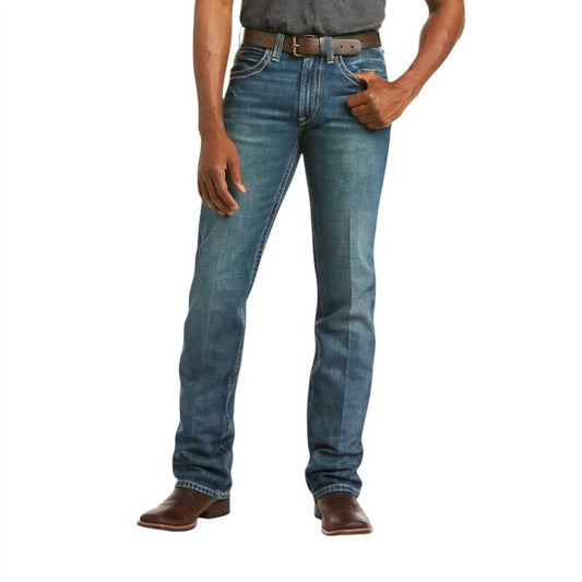 Ariat - Men's M5 Slim Boundary Stackable Straight Leg Jean - Length: 32"