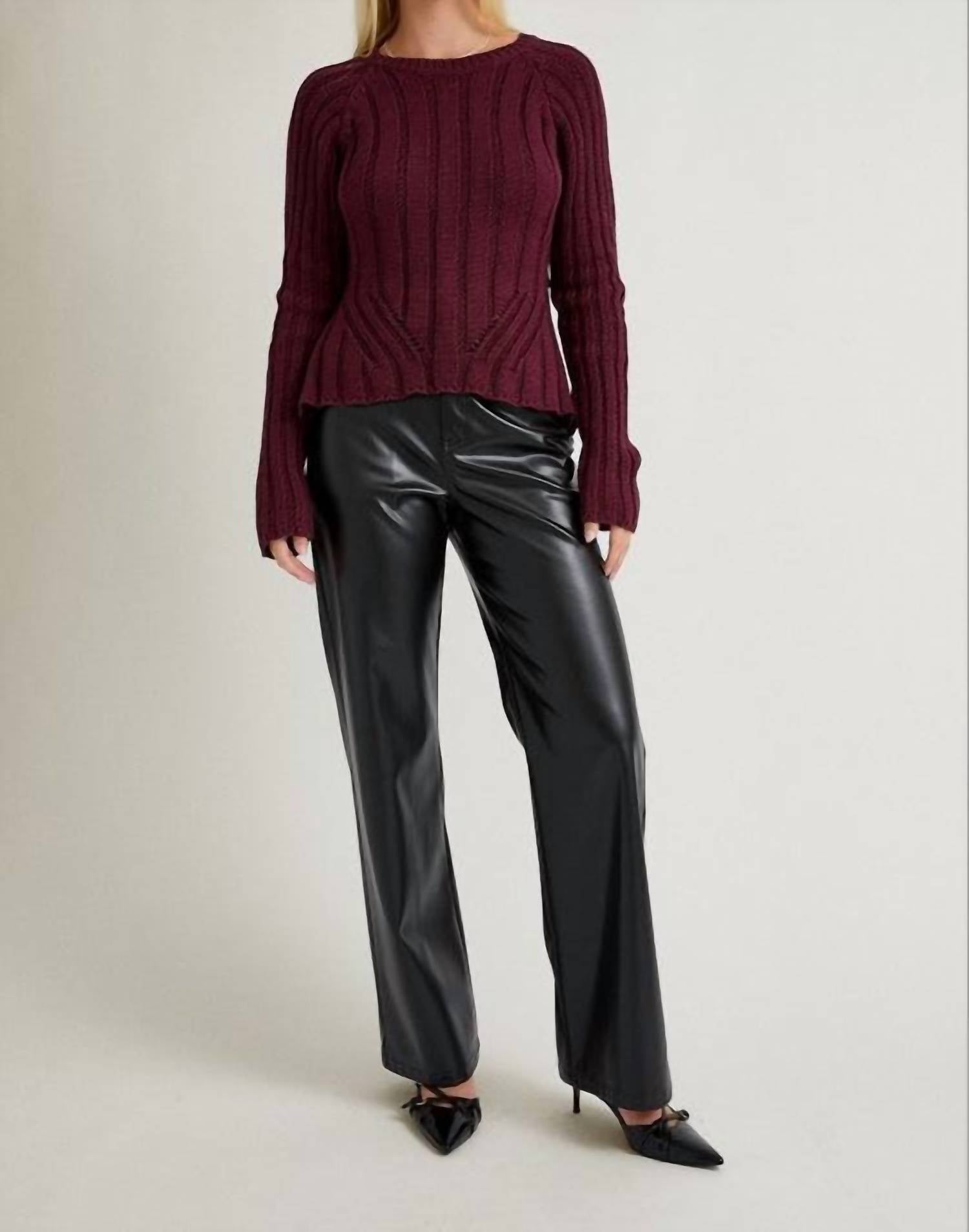 Le Lis - Tie Back Knit Sweater