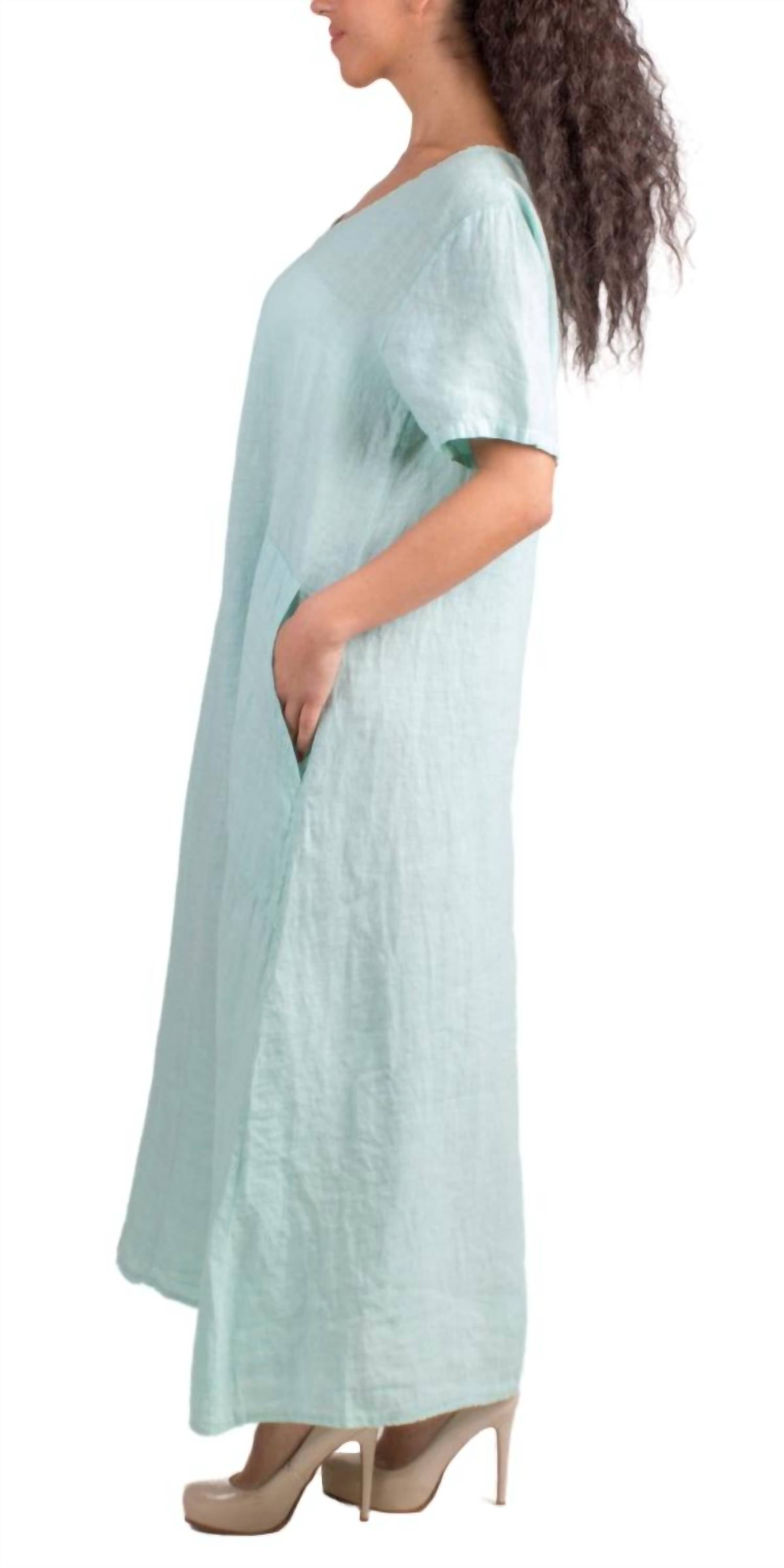 Gigi Moda - Vedette Linen Maxi Dress