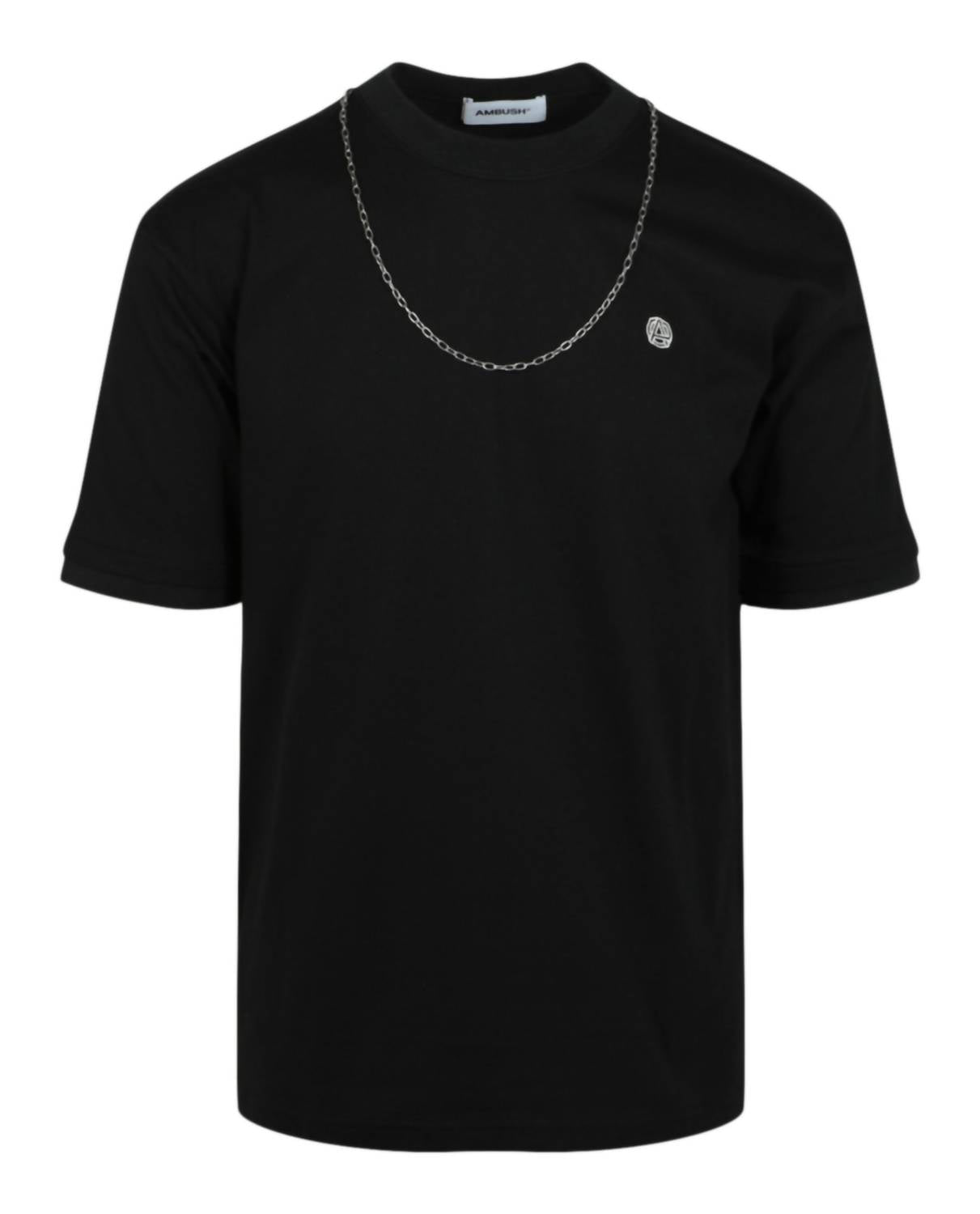 Ambush Men's Chain-detail T-shirt in black - men's t-shirt