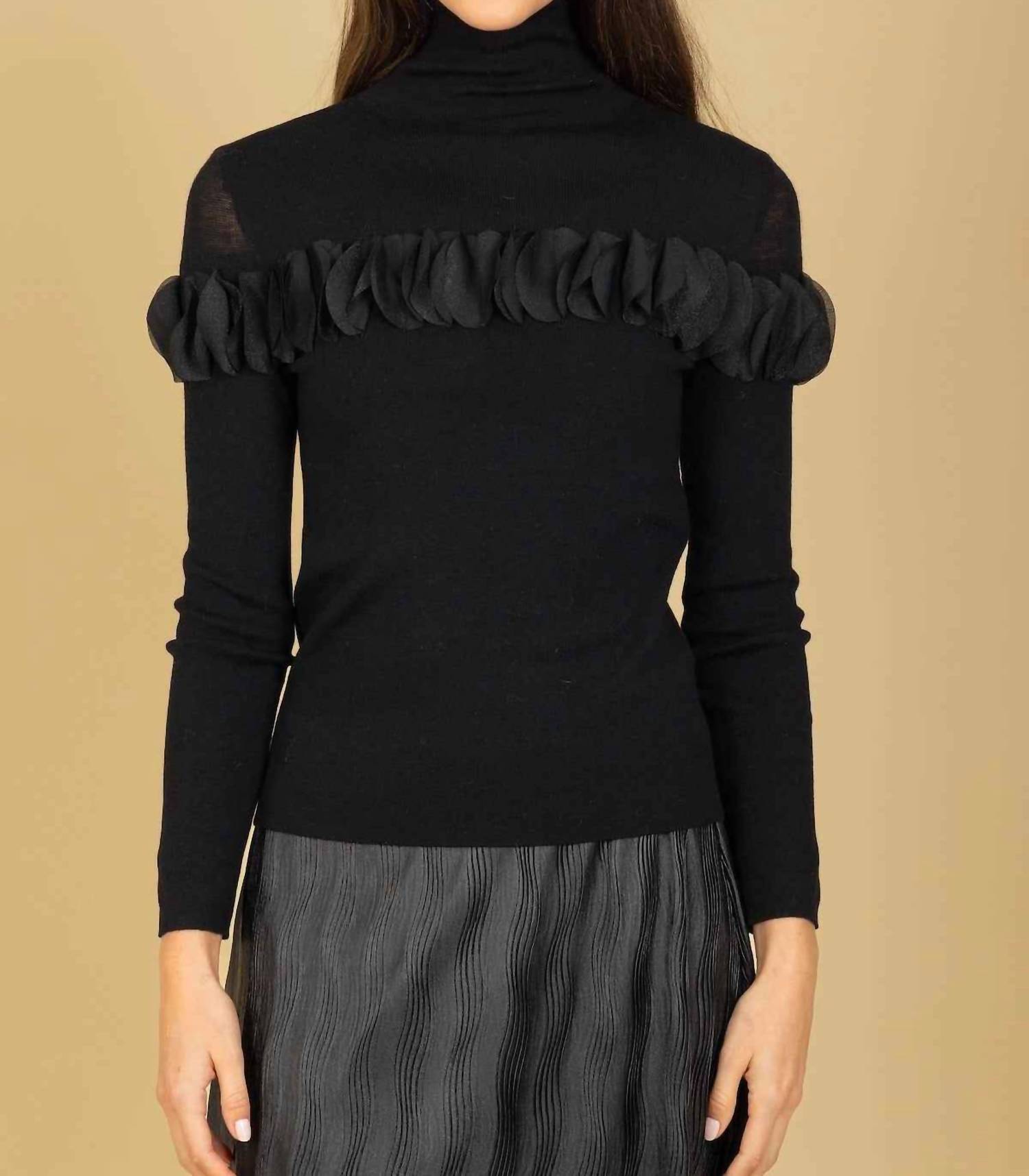 Jessie Liu - Merino Wool Turtle Sweater