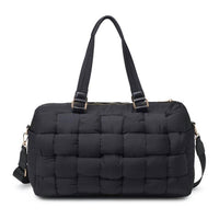 Urban Expressions - Serena Woven Nylon Travel Duffel Weekender Bag
