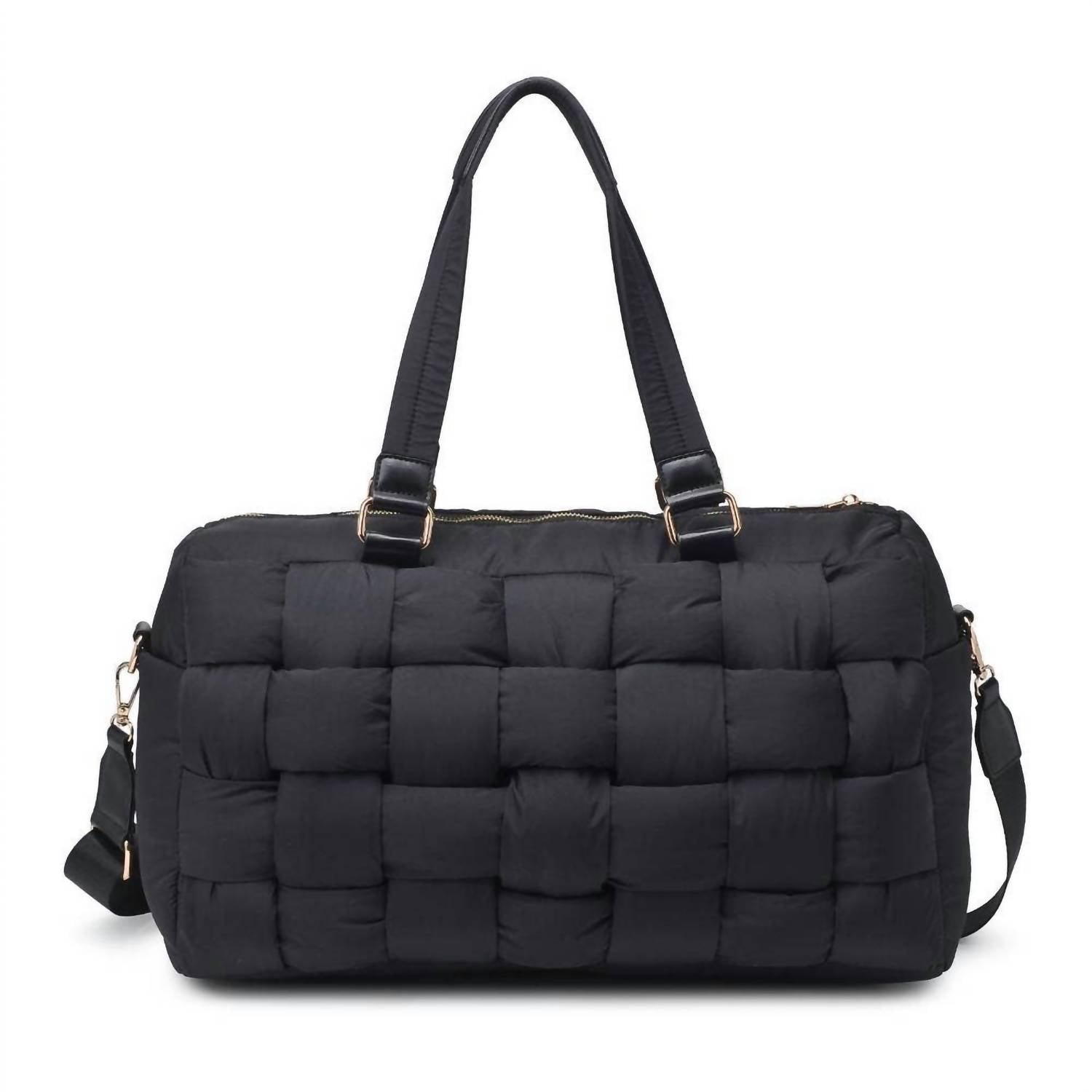 Urban Expressions - Serena Woven Nylon Travel Duffel Weekender Bag